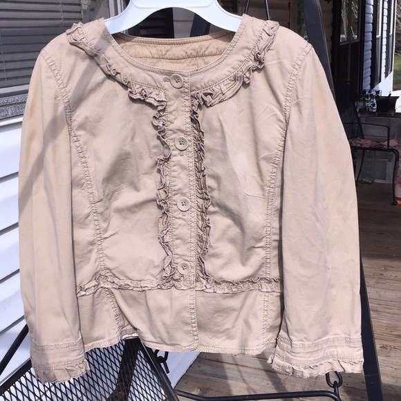 Ann Taylor Jackets & Blazers - Ann Taylor Loft Ruffle Jacket